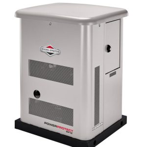 Briggs Stratton PowerProtect Standby Generator with Automatic Transfer Switch 12000 Watt Lp 10800 Watt Ng
