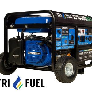 DuroMax Generator with CO Alert 13000Watt 500cc Tri Fuel Gas Propane Natural Gas Portable
