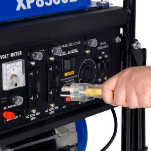 Duromax Xp500e Watt 420cc Gas Generator with Electric Start and Wheel Kit