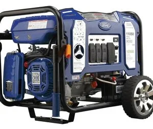 Ford 11 050 9 000 Watt Dual Fuel Gasoline Propane Powered Electric Recoil Start Portable Generator with 457 CC Ducar Engine