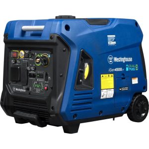 Westinghouse iGen Dual Fuel Inverter Portable Generator 3700 Rated 4500 Surge Watt with Remote Start